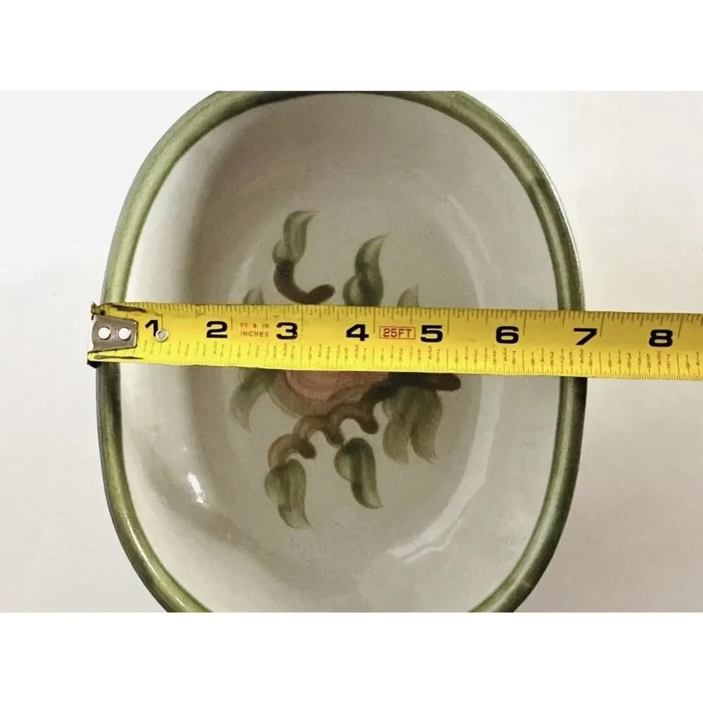 Louisville Stoneware Oval Baker Heirloom-Style Serving Heavy Country Cottage